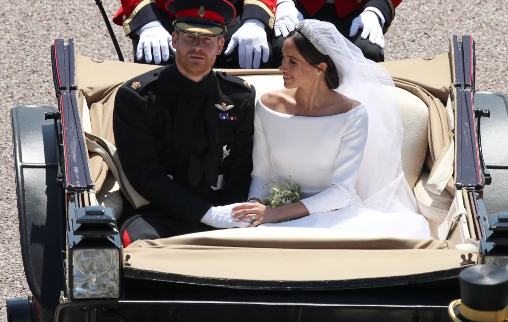 Książę Harry z żoną Meghan