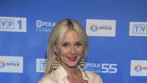 Kasia Moś na konferencji przed Festiwalem w Opolu 2018