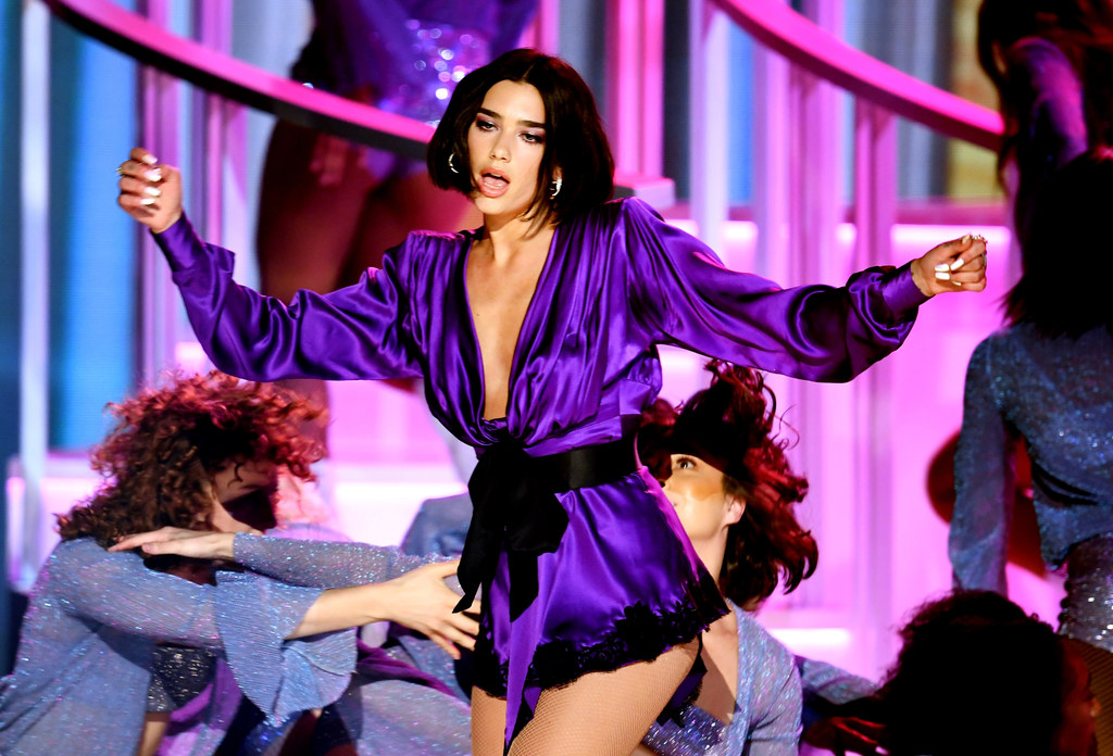 Dua Lipa podczas gali Billboard Music Awards 2018