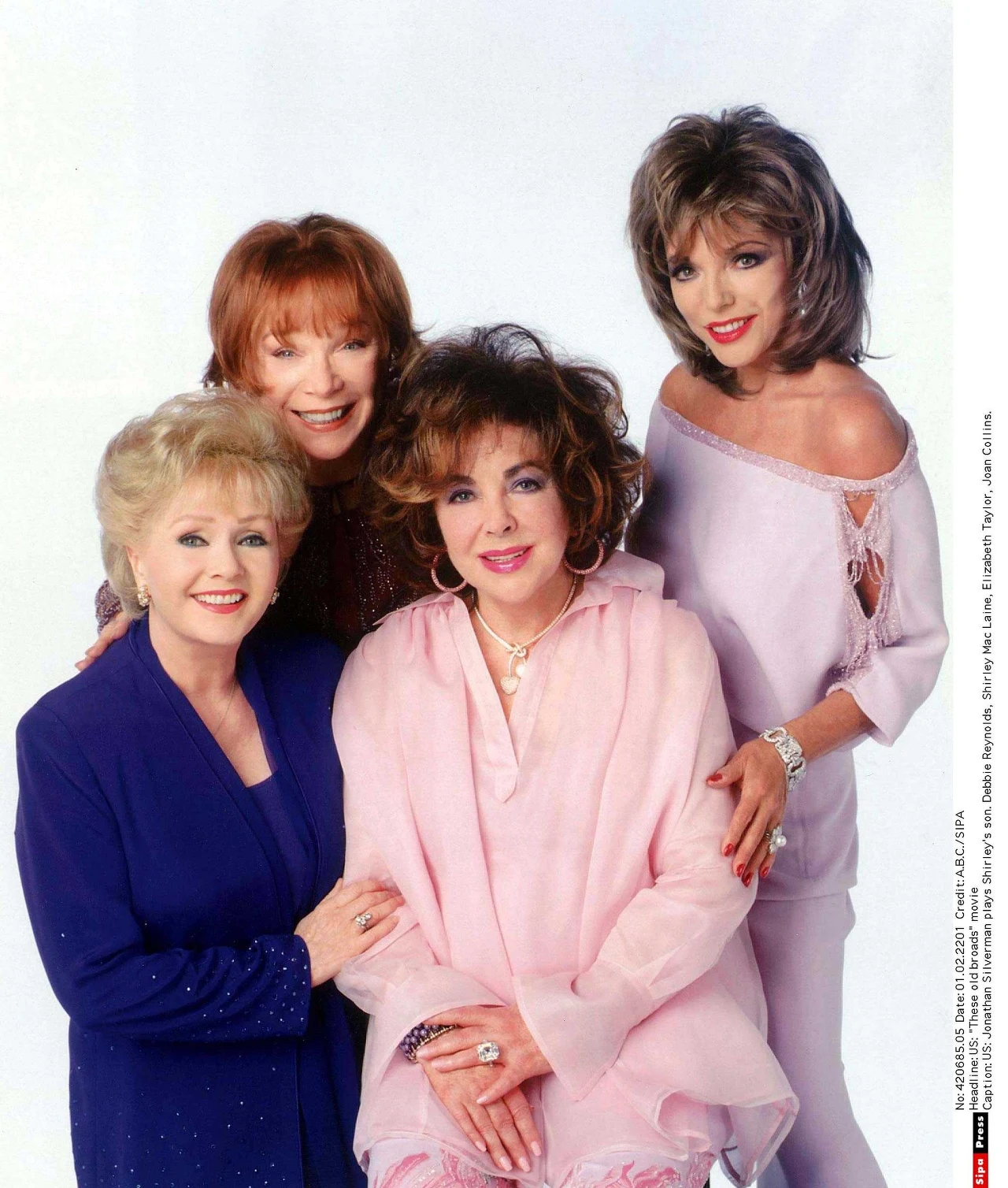 W 2001 roku Collins spotkała się na planie telewizyjnego filmu "These Old Broads" z trzema legendami kina: Debbie Reynolds, Shirley MacLaine i ElizabethTaylor.  

Joan Collins wcielała się również w postać wielkiej księżny Oxfordu w brytyjskim serialu "The Royals", wkrótce zobaczymy ją także w kolejnej serii amerykańskiej produkcji telewizyjnej "American Horror Story".