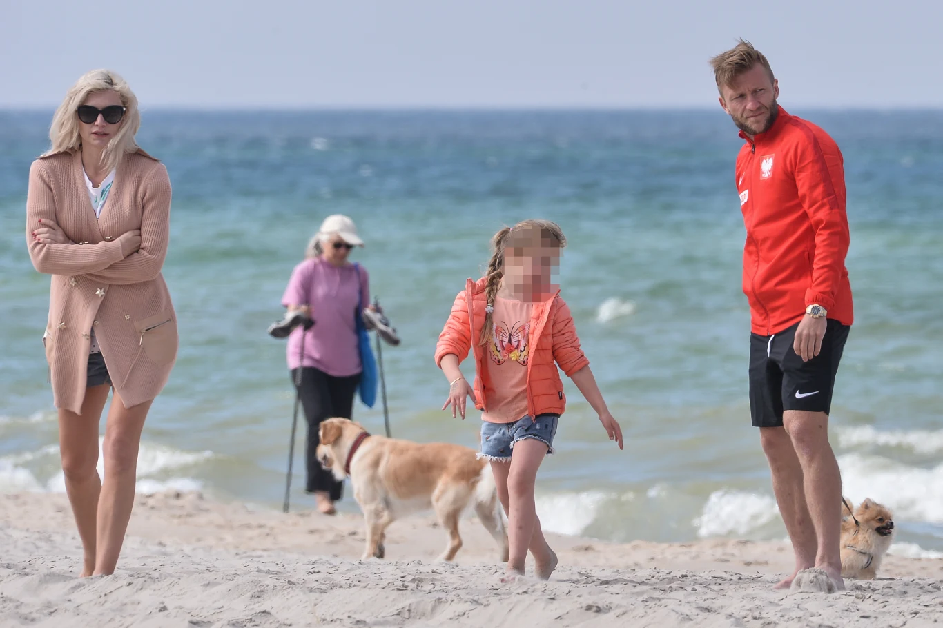 Błaszczykowscy na plaży Błaszczykowscy na plaży
