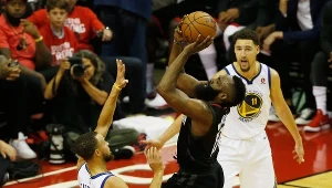 James Harden w meczu numer pięć z Golden State Warriors