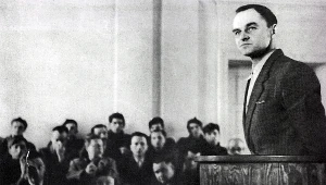 Rotmistrz Witold Pilecki przed komunistycznym sądem w Warszawie w 1948 roku