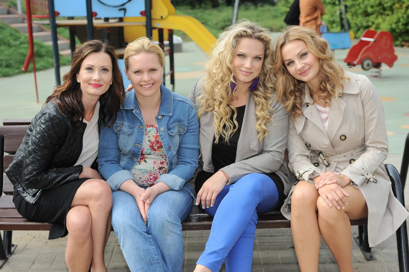 Na planie serialu "Przyjaciółki"