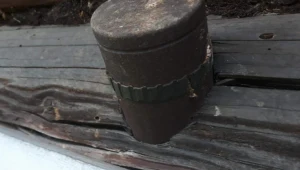 Pocisk był wbity w ścianę