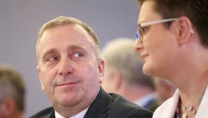 Grzegorz Schetyna i Katarzyna Lubnauer