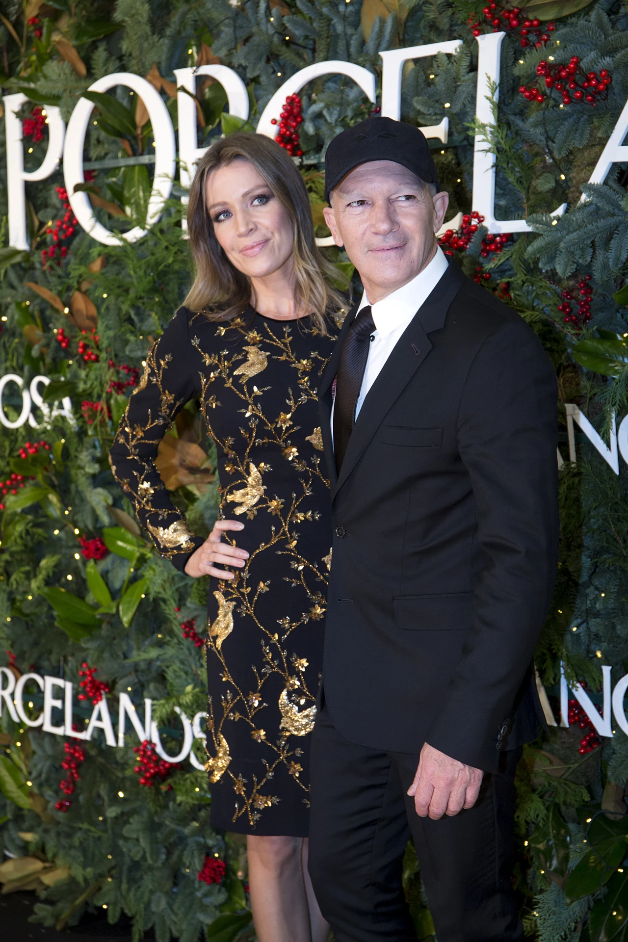 Antonio Banderas z ukochaną, Nicole Kimpel Antonio Banderas z ukochaną, Nicole Kimpel