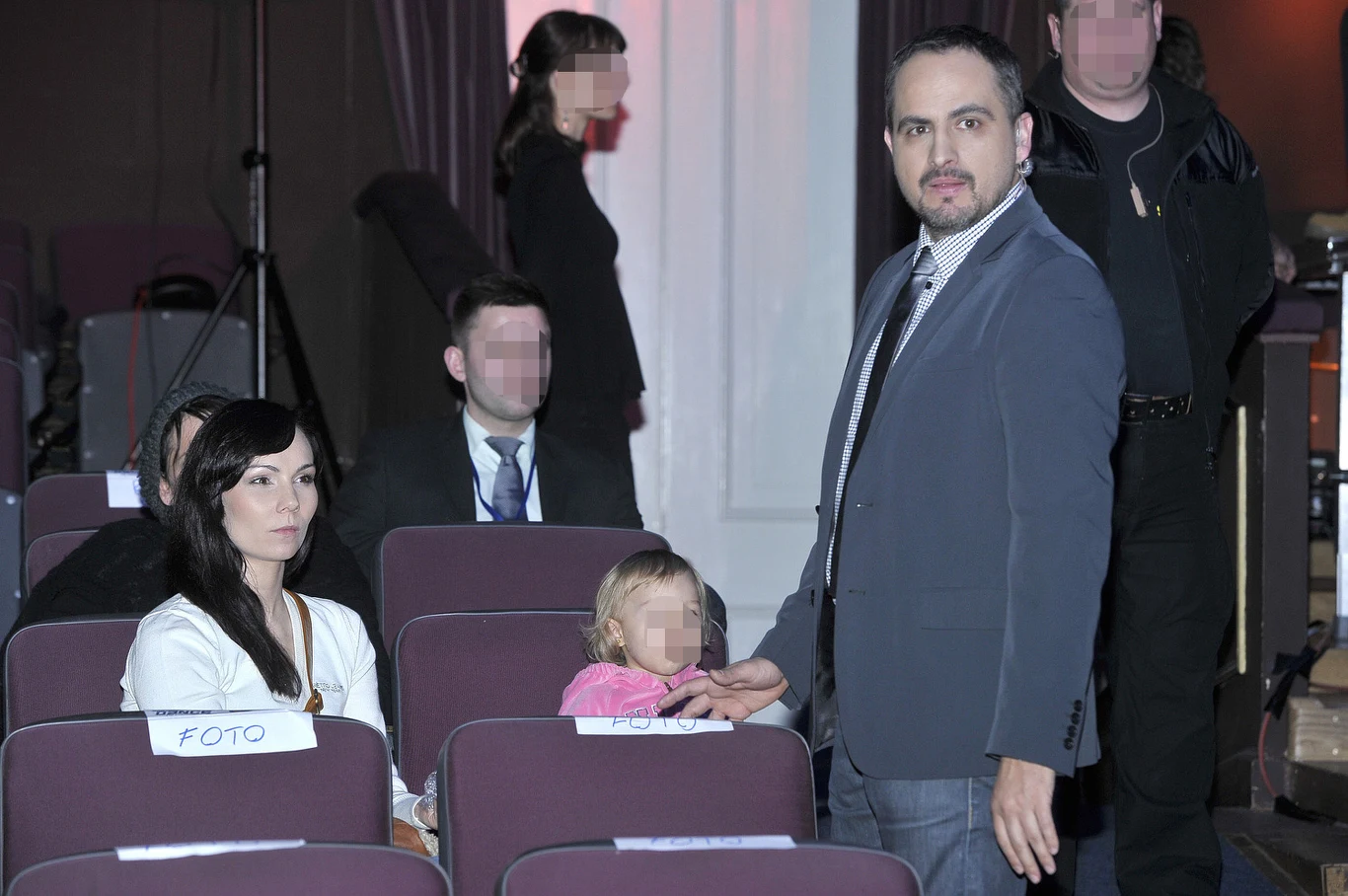 Agustin Egurrola, Nina Tyrka i ich córka Carmen Agustin Egurrola, Nina Tyrka i ich córka Carmen