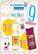 Gazetka promocyjna E.Leclerc - 9 urodziny - Zamość - ważna do 09-06-2018