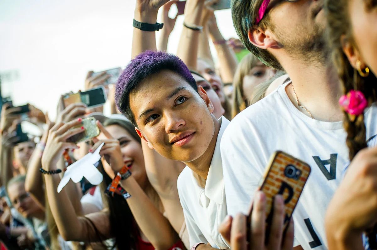 Publiczność podczas pierwszego dnia Orange Warsaw Festival 2018
