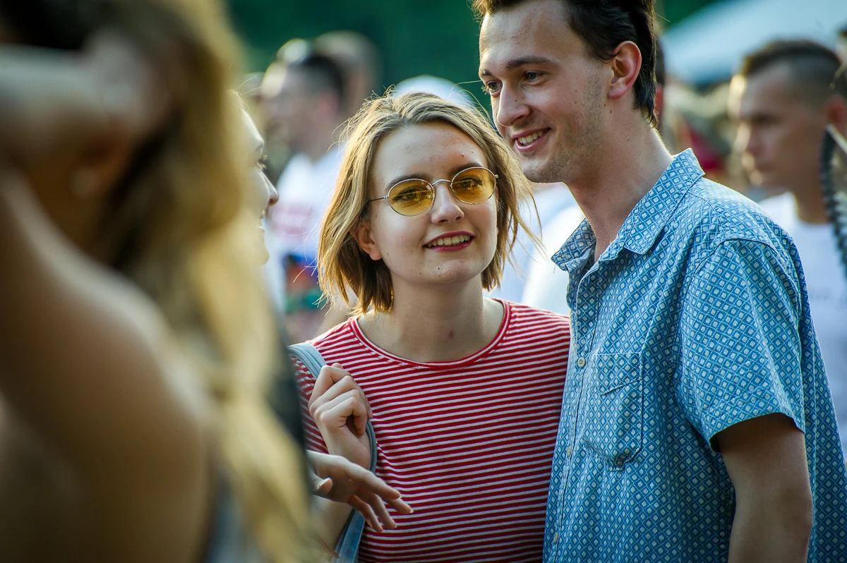 Publiczność podczas pierwszego dnia Orange Warsaw Festival 2018