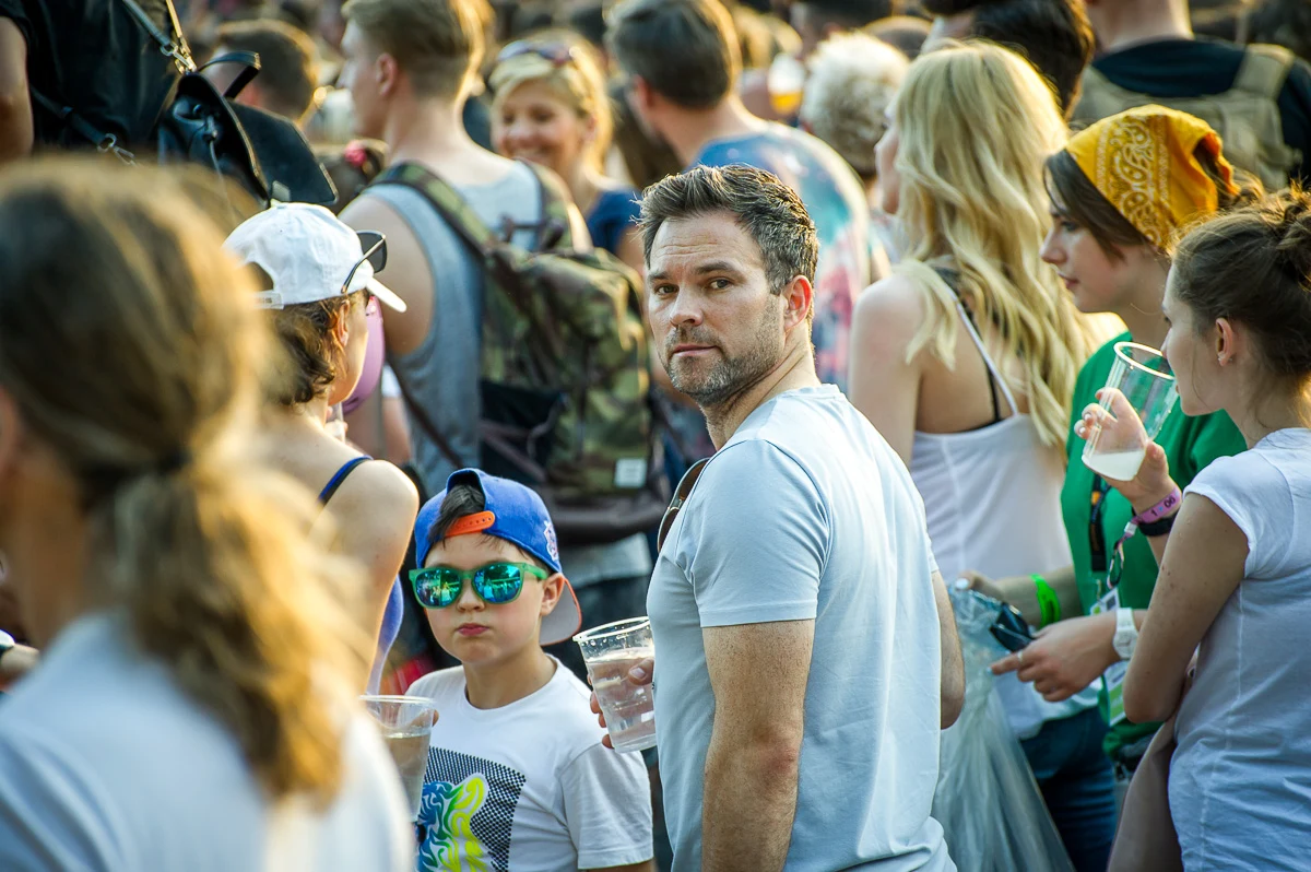 Publiczność podczas pierwszego dnia Orange Warsaw Festival 2018
