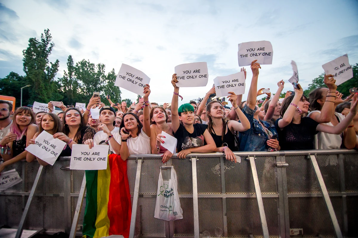 Publiczność podczas pierwszego dnia Orange Warsaw Festival 2018