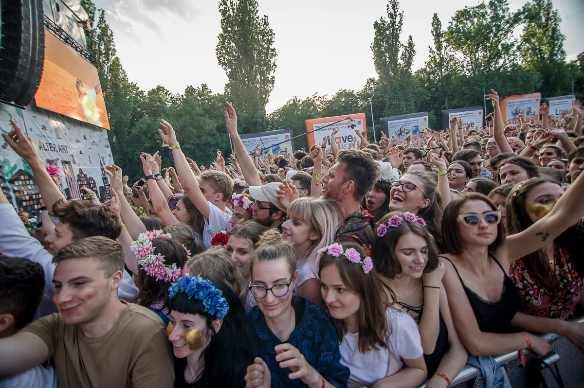 Publiczność na Orange Warsaw Festival 2018 Publiczność na Orange Warsaw Festival 2018