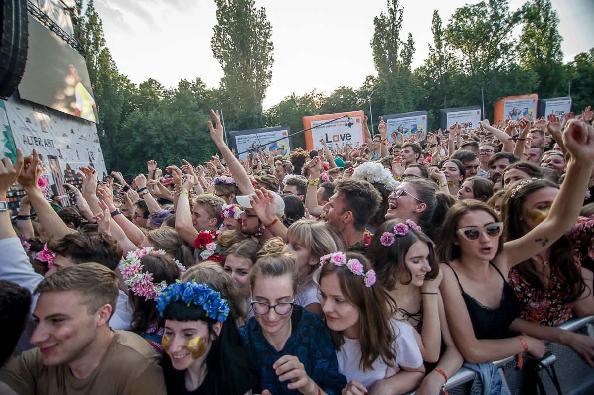 Publiczność na Orange Warsaw Festival 2018 Publiczność na Orange Warsaw Festival 2018