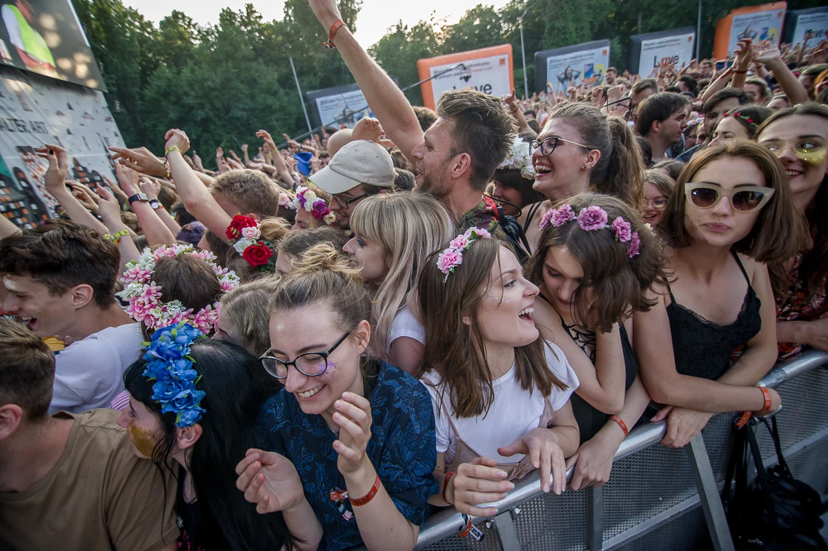 Publiczność na Orange Warsaw Festival 2018 Publiczność na Orange Warsaw Festival 2018