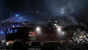 Gaszenie pożaru w Studziankach