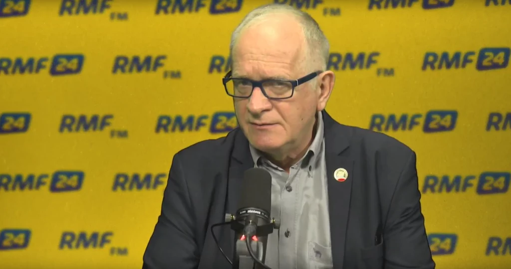 Krzysztof Czabański w studiu RMF FM Krzysztof Czabański w studiu RMF FM