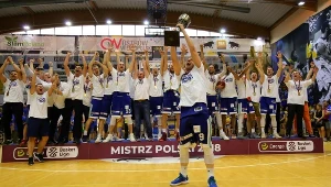 Radość koszykarzy Anwilu z mistrzostwa Polski
