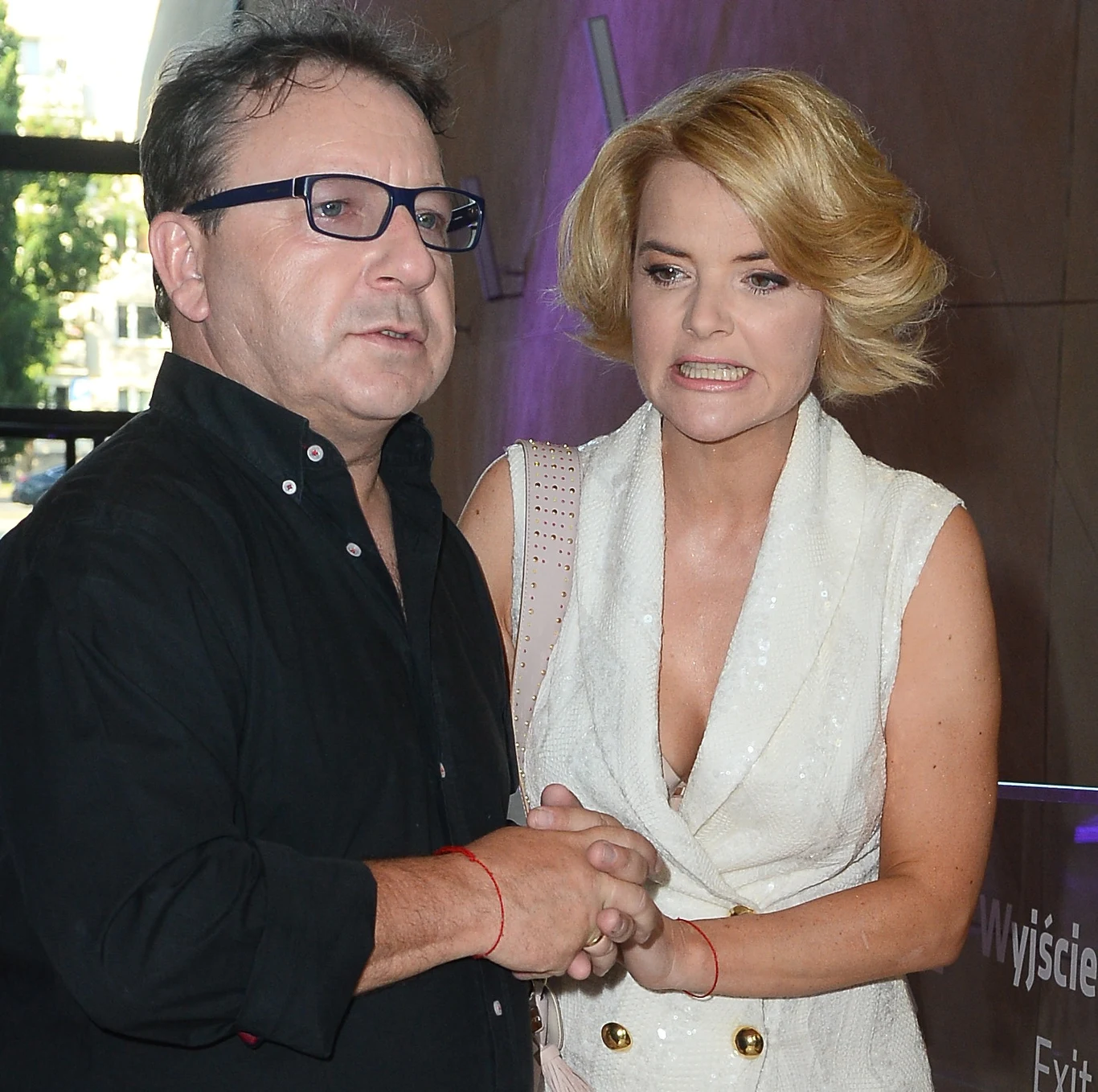 Monika Zamachowska z mężem Zbigniewem Monika Zamachowska z mężem Zbigniewem
