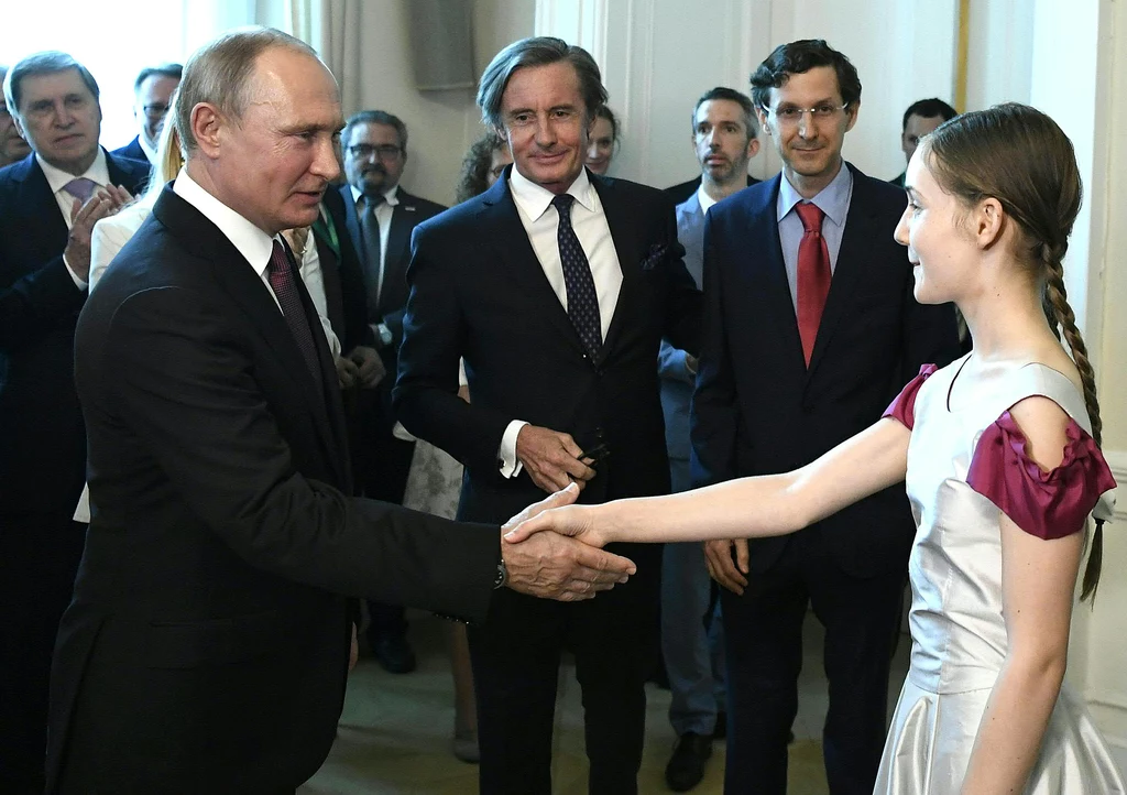 Władimir Putin i Alma Deutscher Władimir Putin i Alma Deutscher