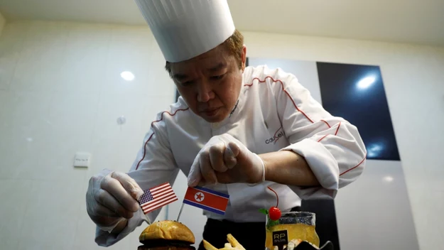 Burger z okazji spotkania Donalda Trumpa z Kim Dzong Unem