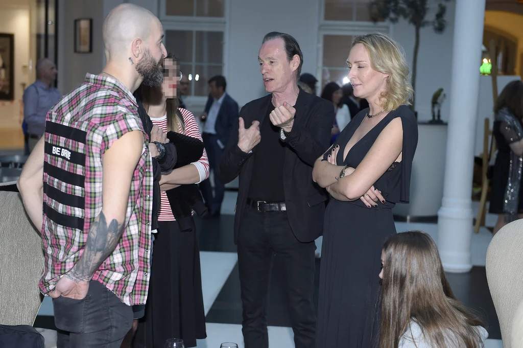 Anita Lipnicka z mężem Markiem Grayem i Johnem Porterem Anita Lipnicka z mężem Markiem Grayem i Johnem Porterem