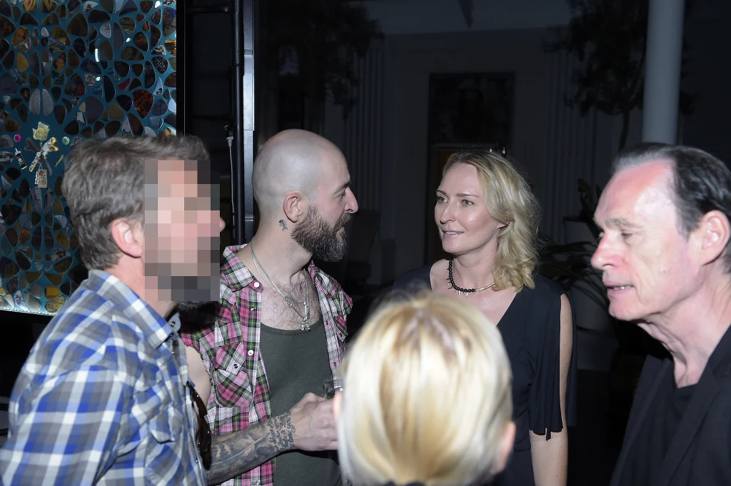 Anita Lipnicka z mężem Markiem Grayem i Johnem Porterem Anita Lipnicka z mężem Markiem Grayem i Johnem Porterem