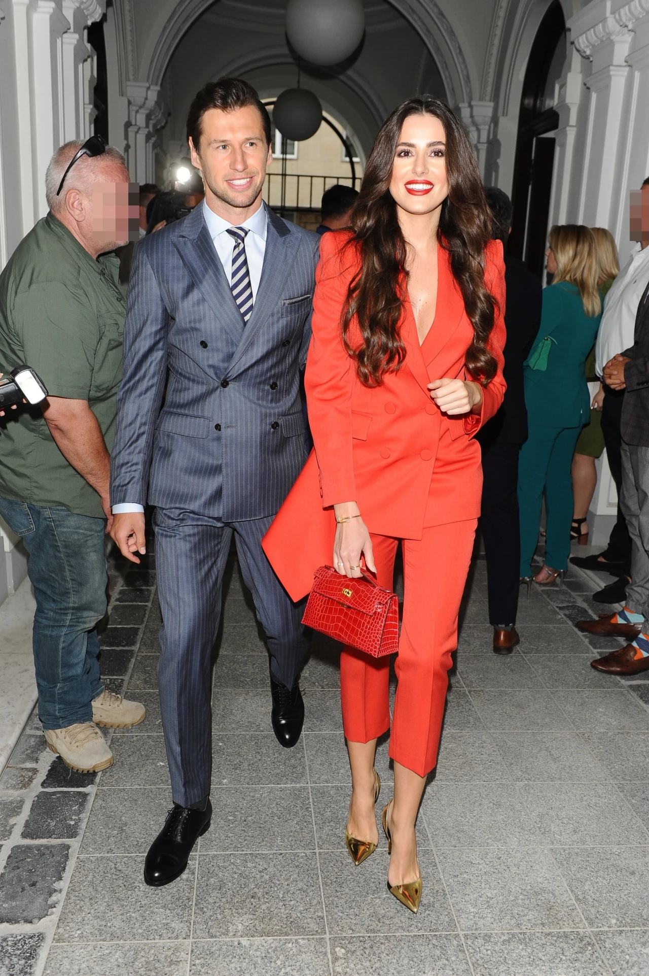 Celia Jaunat, Grzegorz Krychowiak Celia Jaunat, Grzegorz Krychowiak