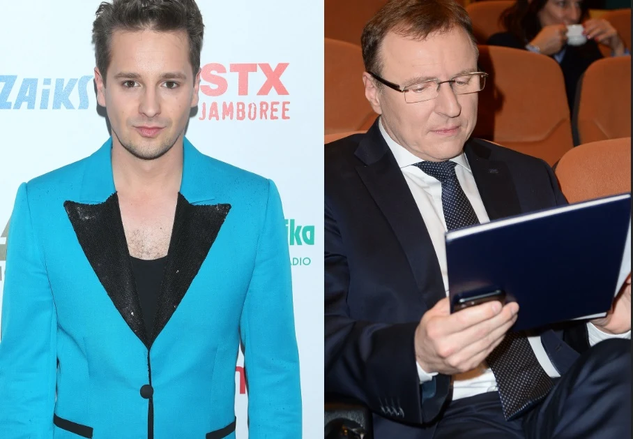 Krzysiek Zalewski i Jacek Kurski