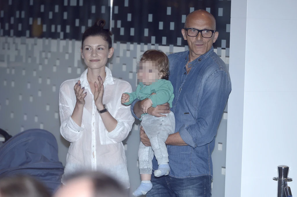Anna Ćwięka i Robert Rozmus z córką