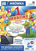 Gazetka promocyjna PSB Mrówka - 1 urodziny - Sulechów - ważna do 24-06-2018