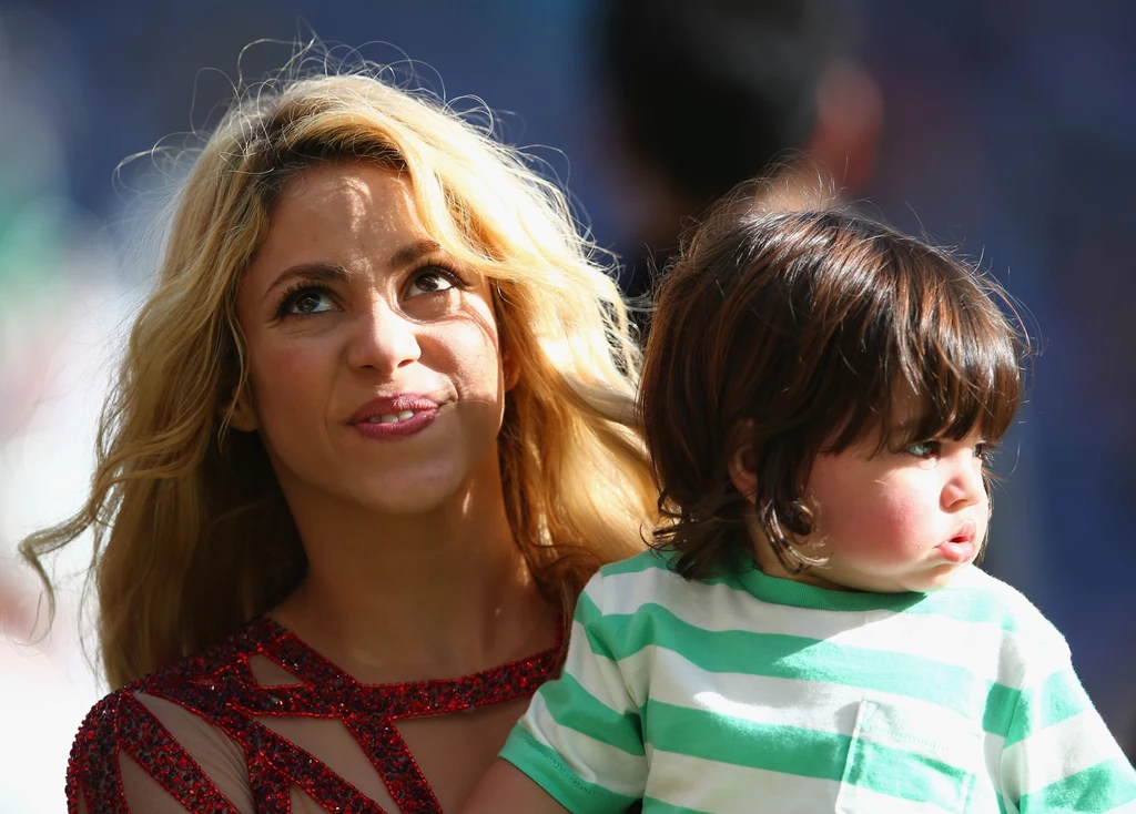 Shakira z synkiem Milan