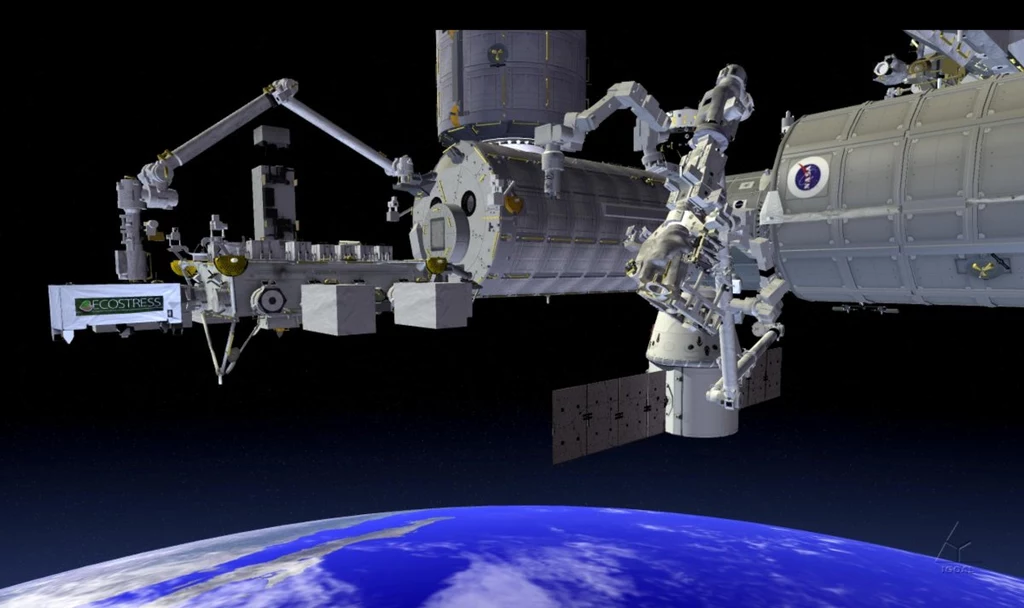 Instrument ECOSTRESS na ISS. Fot. NASA/JPL-Caltech/KSC