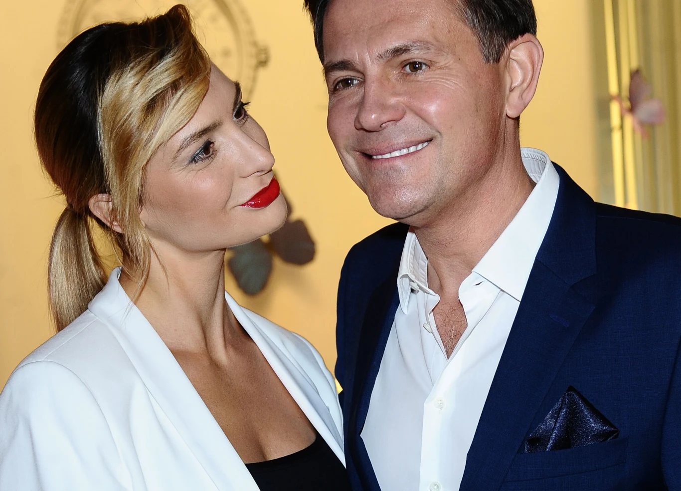 Krzysztof Ibisz z ukochaną, Pauliną Krzysztof Ibisz z ukochaną, Pauliną