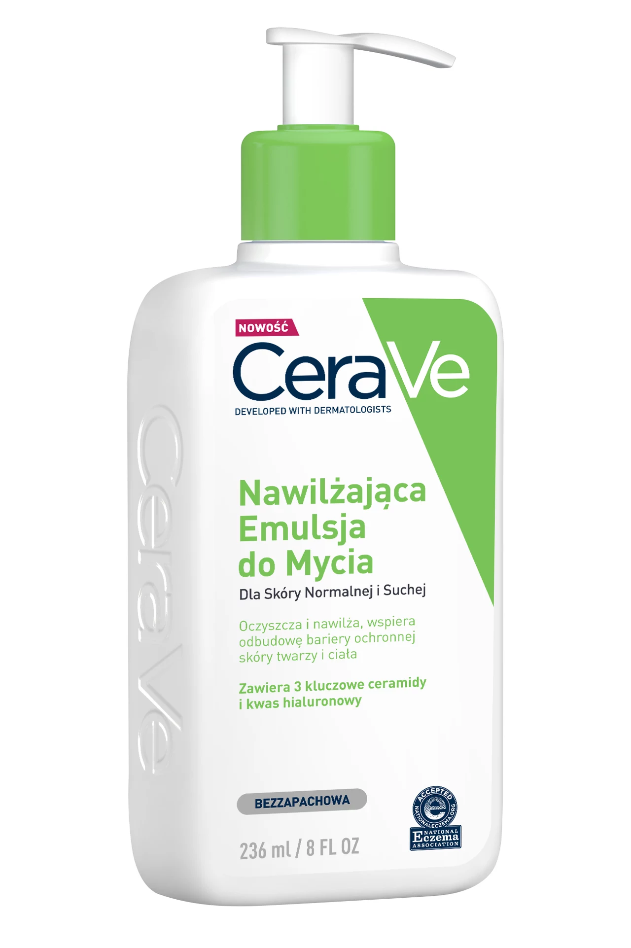 Nawilżająca Emulsja Do Mycia - dostępna w dwóch formatach: 236 ml, 473 ml. Cena: 35,90 zł; 45,90 zł Nawilżająca Emulsja Do Mycia - dostępna w dwóch formatach: 236 ml, 473 ml. Cena: 35,90 zł; 45,90 zł