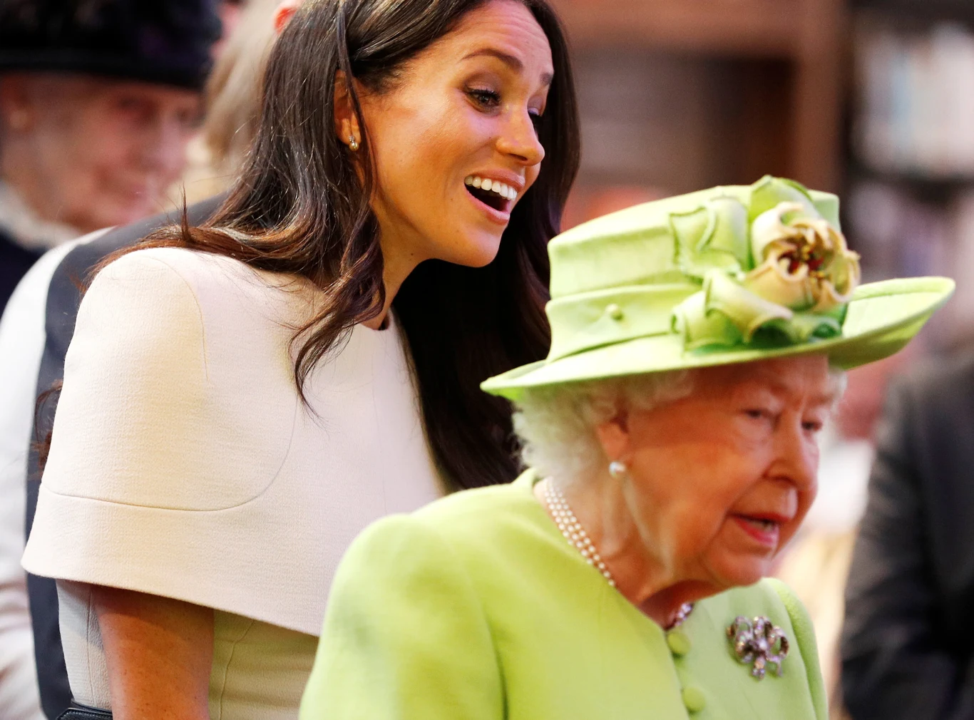 Księżna Meghan i królowa Elżbieta II Księżna Meghan i królowa Elżbieta II