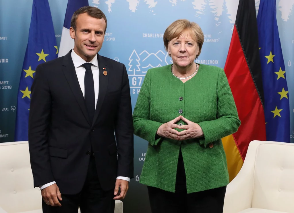 Angela Merkel i Emmanuel Macron Angela Merkel i Emmanuel Macron