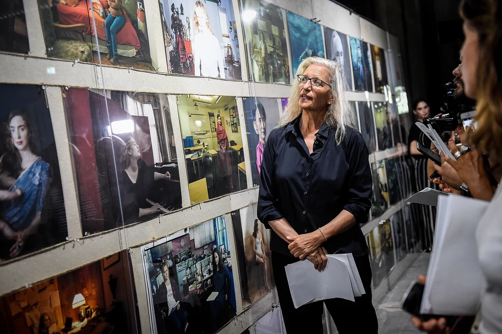  Annie Leibovitz na otwarciu wystawy "Woman: New Portraits"