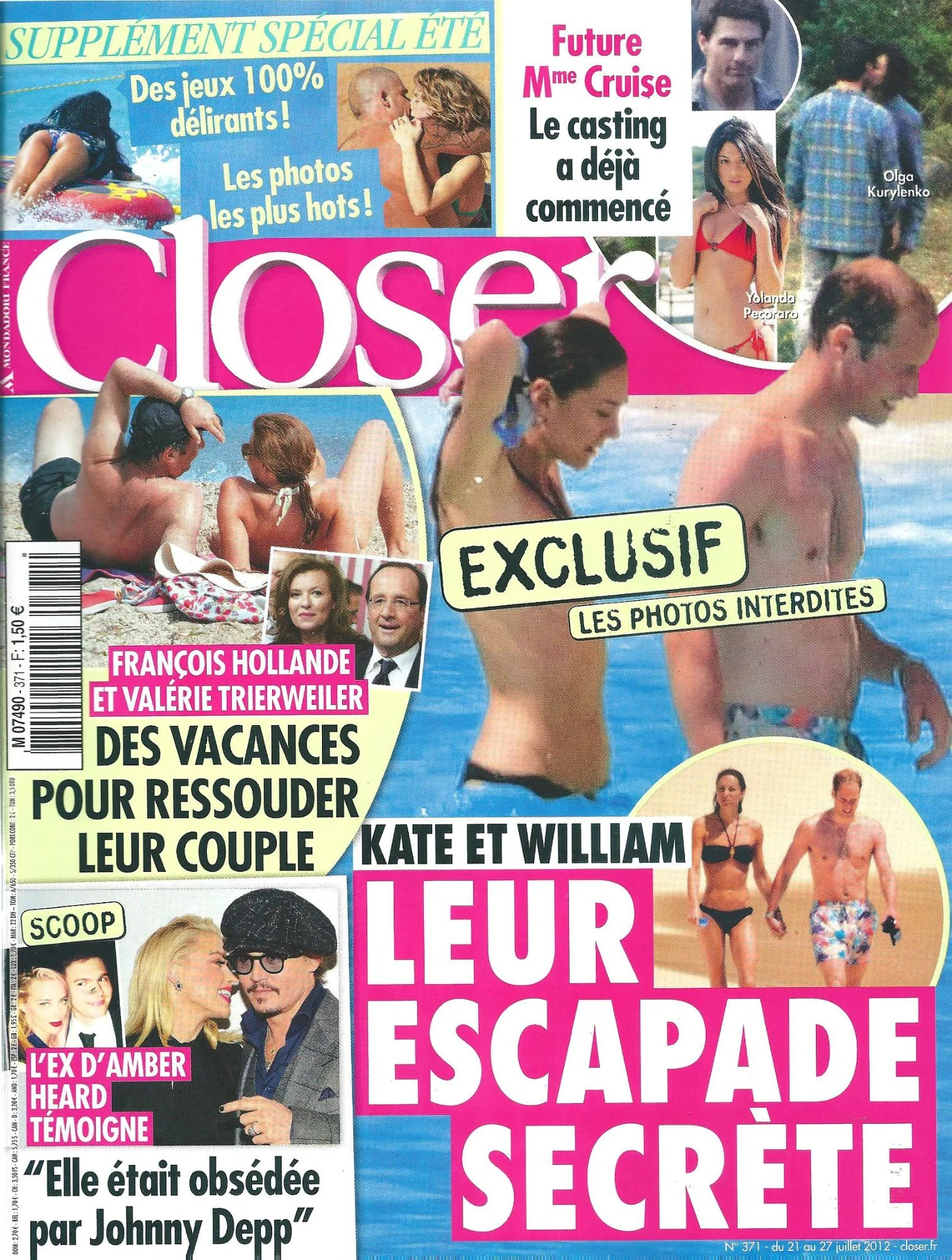 Naga Kate na okładce "Closer" Naga Kate na okładce "Closer"