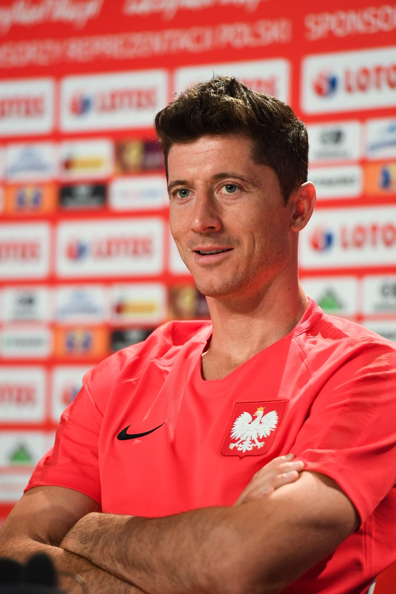 Robert Lewandowski w starej fryzurze