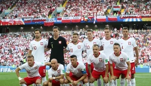 Polska reprezentacja tuż przed meczem z Senegalem
