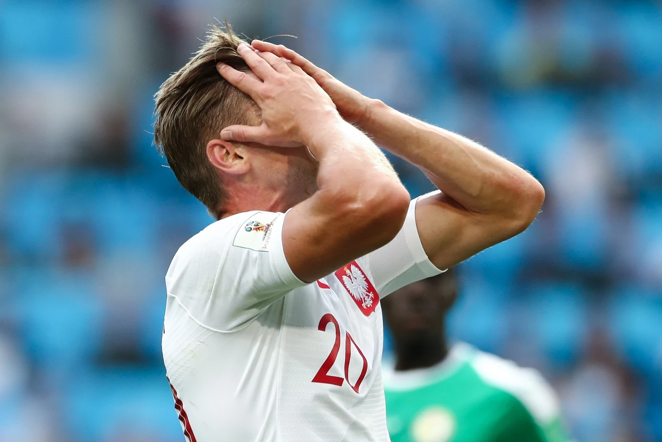 Łukasz Piszczek podczas meczu z Senegalem Łukasz Piszczek podczas meczu z Senegalem