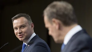 Andrzej Duda i Donald Tusk
