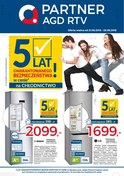 Gazetka promocyjna Partner AGD RTV - 5 lat gwarantowanego bezpieczeństwa - ważna do 28-06-2018