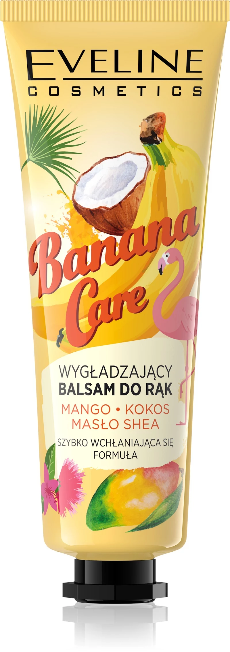 Wygładzający balsam do rąk Banana Care Eveline Cosmetics Wygładzający balsam do rąk Banana Care Eveline Cosmetics
