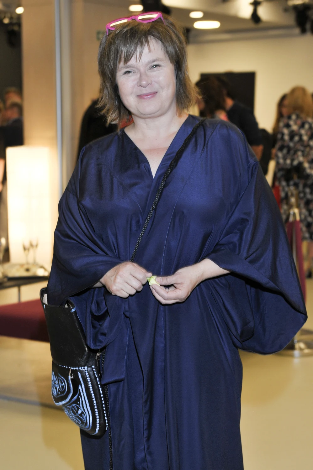 Edyta Jungowska na premierze sztuki "Cudowna terapia"