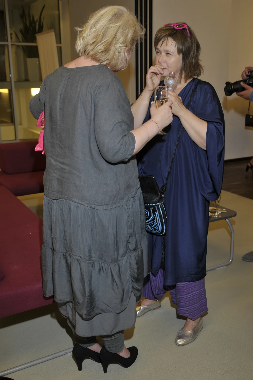 Edyta Jungowska na premierze sztuki "Cudowna terapia"