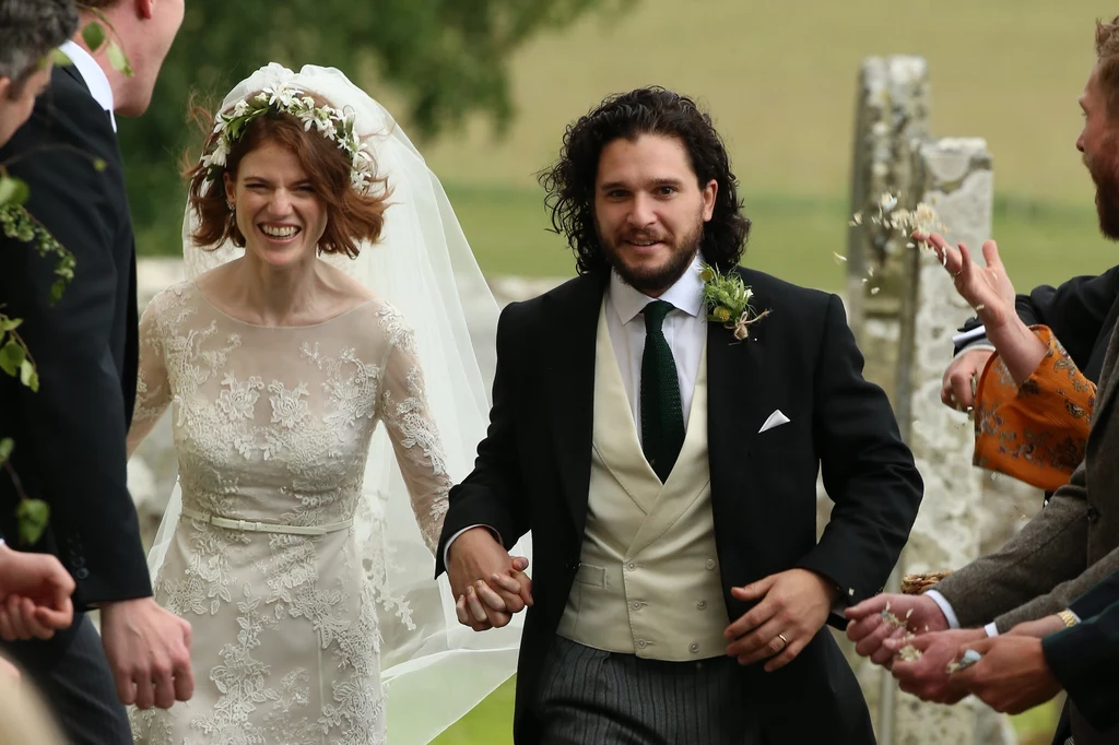 Rose Leslie i Kit Harington Rose Leslie i Kit Harington