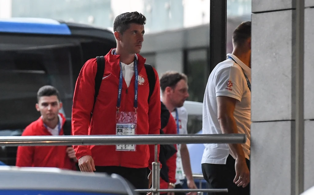 Robert Lewandowski po przegranym meczu z Kolumbią